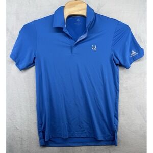 Adidas Quail Hollow Country Club Golf Polo Shirt Performance Blue Men's Size S